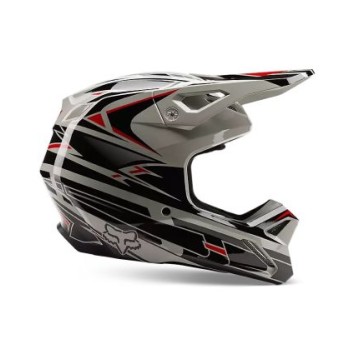 FOX YTH V1 GOAT STRAFER HELMET [BLK]